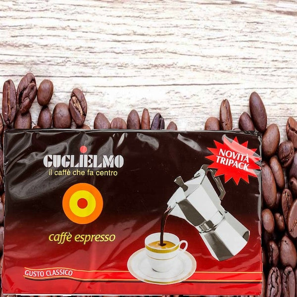 Caffe per moka "Guglielmo" gusto classico e oro