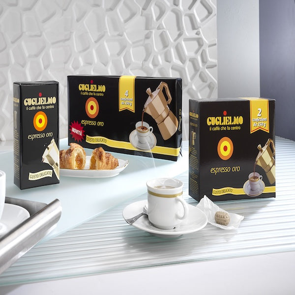 Caffe per moka "Guglielmo" gusto classico e oro